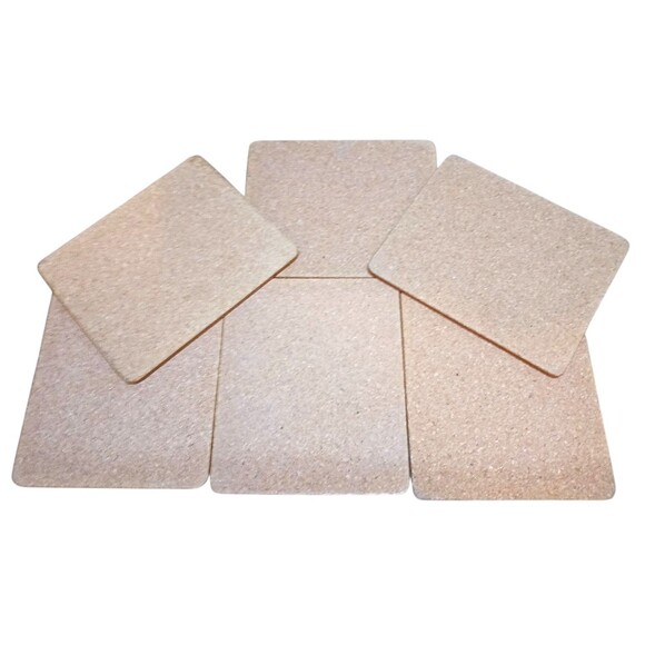 Thomas Kinkade Painter of Light Cottage Coasters Boxed Set of 6 Cork Backing - Picture 2 of 4